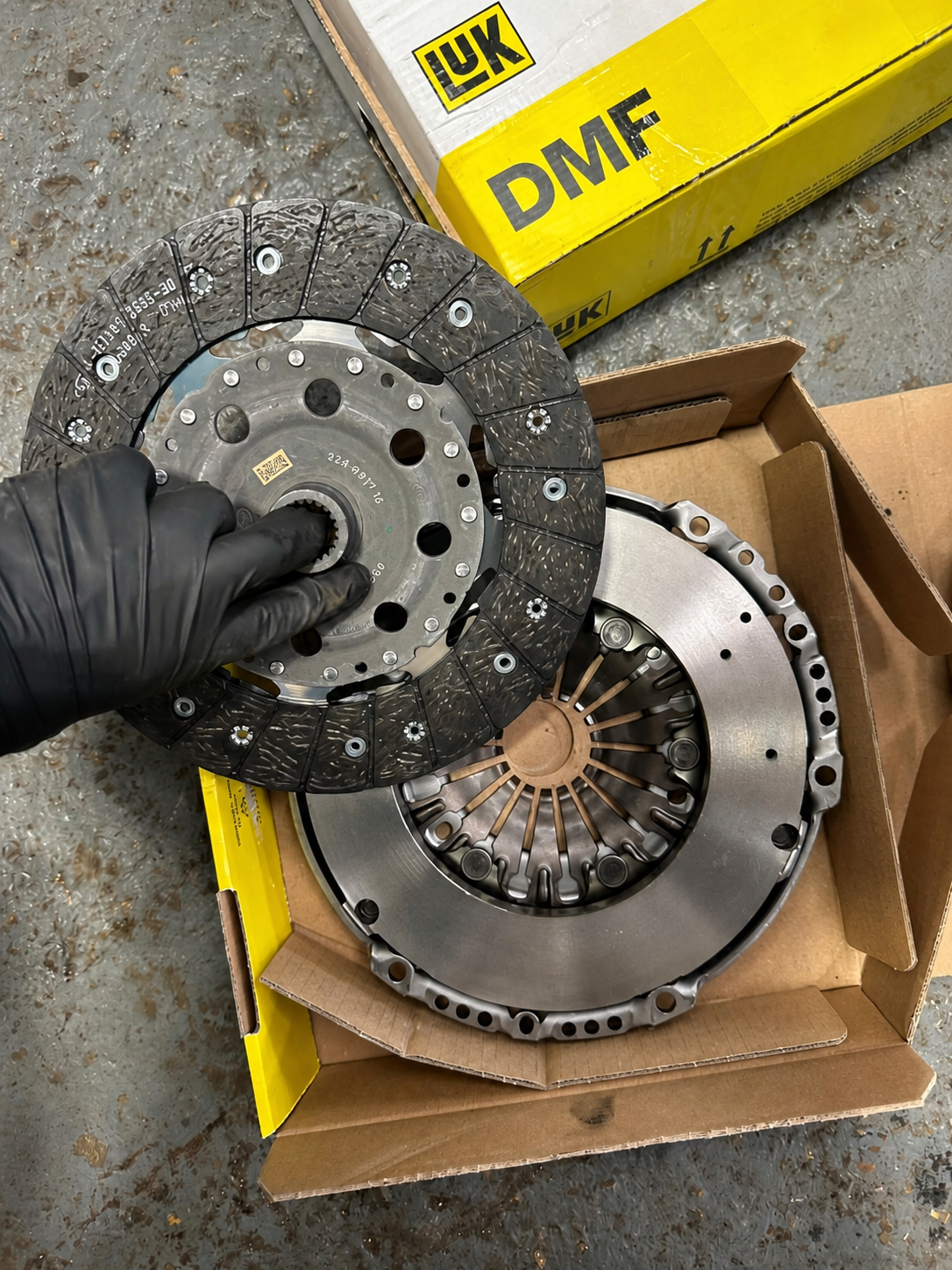 New LuK clutch kit ready to be fitted by Mobile Clutch Replacement Southampton